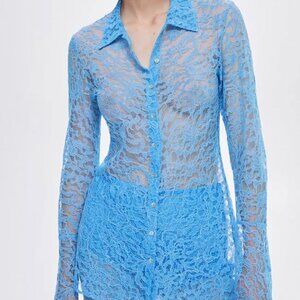 Miro Guipure Lace Blouse- MANGO- SOLD OUT-- Size 6